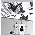 thumbnail image 5 of Paquete de 30 clips de metal negros con forma de toro, clips de papel con bisagra grande de 2 pulgadas para fotos (negro, 51 mm), 5 of 5