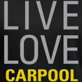 thumbnail image 3 of CafePress - Live Love Carpool T Shirt - Women's V-Neck Dark T-Shirt, 3 of 4