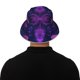 thumbnail image 5 of Balery Purple Starry Sky Antelope Sombreros para el sol para hombre y mujer, sombrero de pescador con UPF 50+, 5 of 6