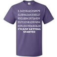 thumbnail image 3 of Inktastic I'm Just Getting Started- Pi Day Numbers T-Shirt, 3 of 5