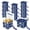 Royal Blue #4, variant on StlyGar 15 Pcs Graduation Candy Gift Box Grad Hat Gift Box Treat Boxes with Tassels Graduation Party Favors for Guests Class of 2026 Decorations(Blue)