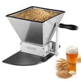 thumbnail image 1 of VEVOR Manual Grain Mill, Homebrew Malt Grinder, Adjustable Barley Mill Crusher for Wheat Beer Brewing - with 2 Stainless Steel Rollers, 1.06 Gallon Hopper & Metal Base Plate, 1 of 9