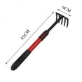 thumbnail image 7 of 1PC Gardening Spade Five-tooth Plastic Handle Garden Hoe Rake Gardening Tool Set Kit With Extended Handle Garden Hand Tool Set, 7 of 7