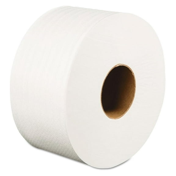 BWK410320 3.2 in. x 525 ft. 2 Ply Septic Safe Jumbo Roll Bathroom Tissue - White (12/Carton)
