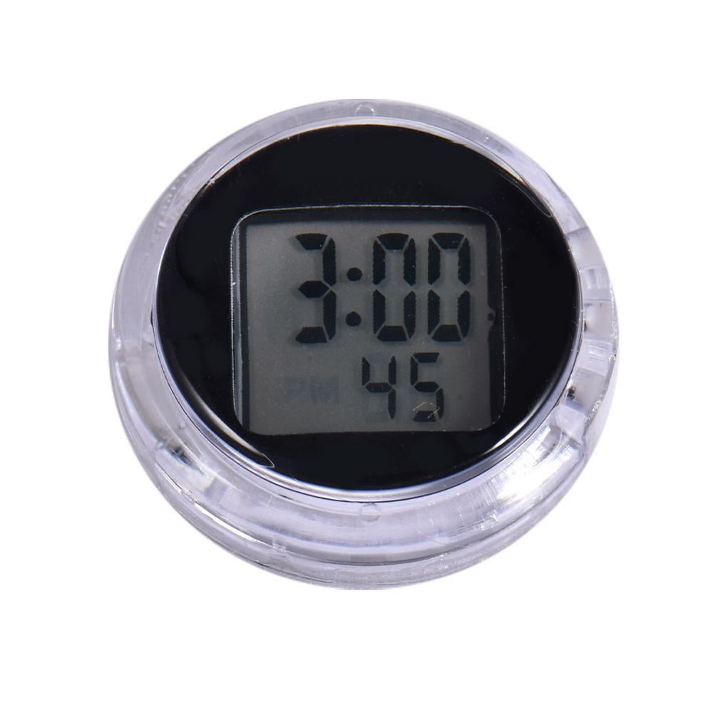 Motorcycle Watch Waterproof Mini Stickon Digital Clock Motorbike