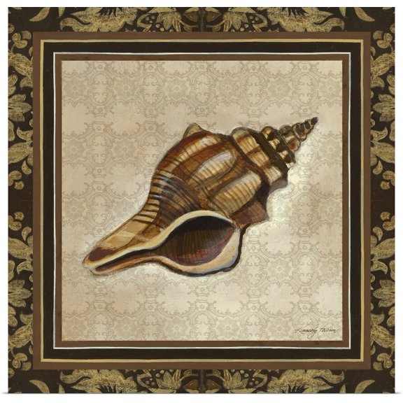 Great BIG Canvas | Rolled Kimberly Poloson Poster Print entitled Shell Elegance I