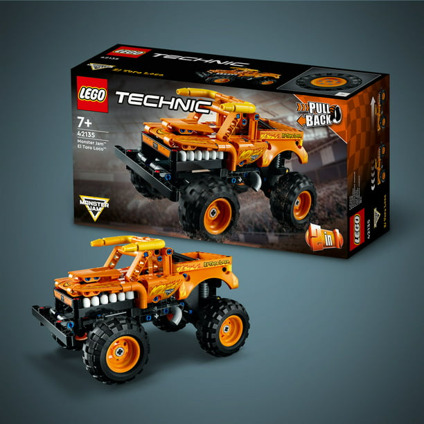 LEGO Technic Monster Jam El Toro Loco 42135 2 in 1 Back Truck to Off Roader Car Toy, for Kids, Boys and Girls 7 Plus Years Old - Walmart.com