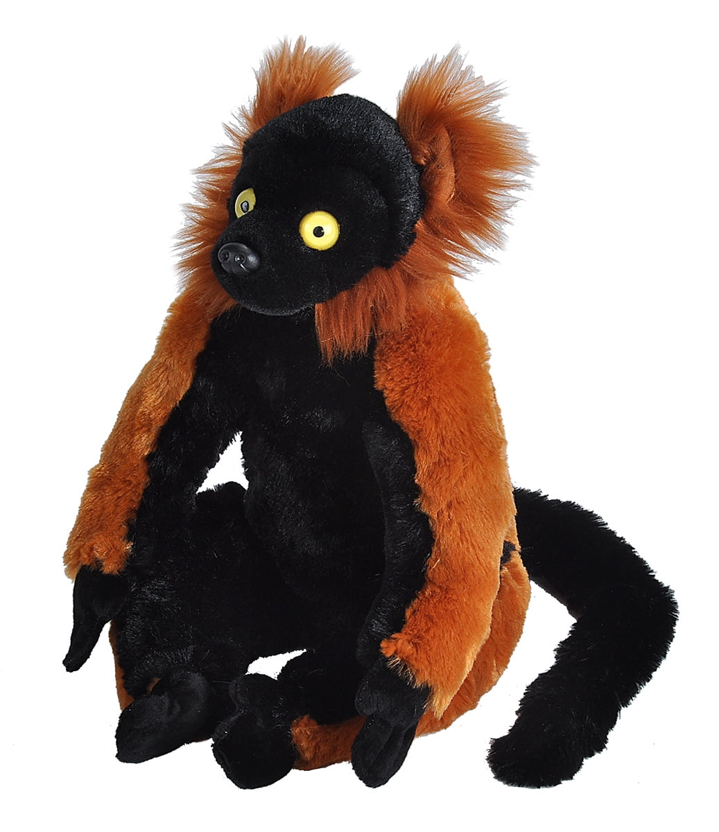 Cuddlekins Red Ruffed Lemur Plush Stuffed Animal by Wild Republic, Kid  Gifts, Zoo Animals, 12 Inches 