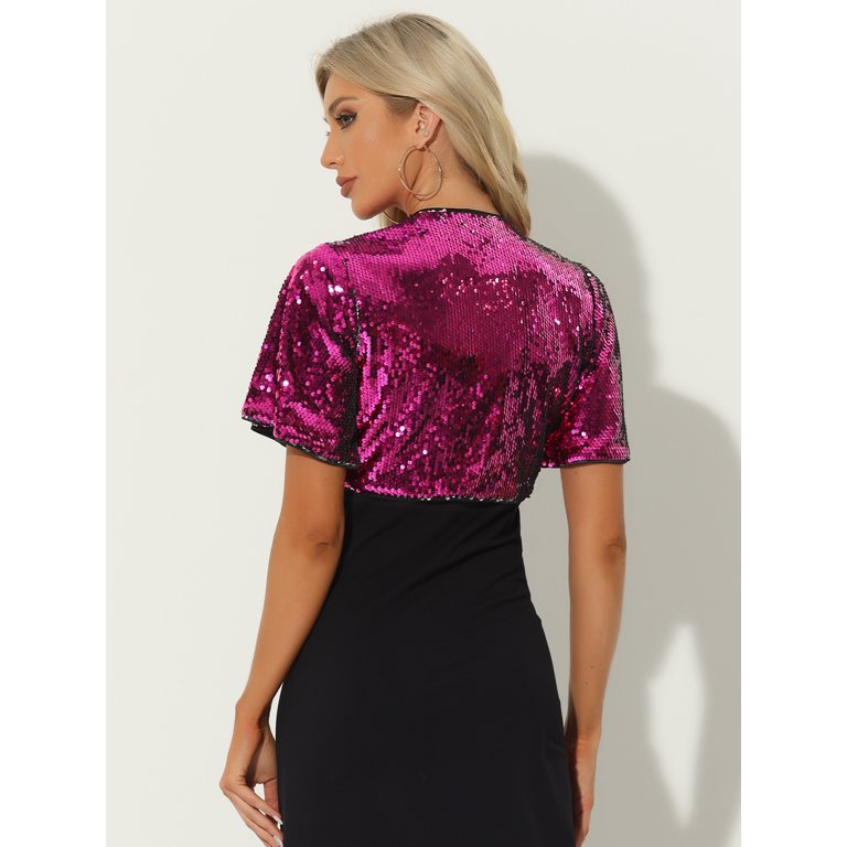 Unique Bargains Women's Halloween Costume Flared Sleeve Crop