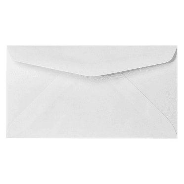 LUXPaper #6 3/4 Regular Envelopes, 3 5/8 x 6 1/2, Bright White, 250/Pack