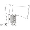 thumbnail image 6 of T-HOTLYST Children’s Electric Megaphone Roleplay for Police Officer Loudspeaker Siren Toy Prank Props Kids Cosplay Party Electroni, 6 of 10