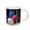 White, variant on 3drose, Balloons in Red White and Blue to Celebrate Anything Worth Celebrating, 11oz Mug