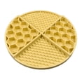 thumbnail image 1 of Methold Alfombrilla de alimentación Almohadilla Licky Ralentización Comer Multicolor Lavable Resistencia al desgaste Estable Anti-golpe Práctico Suministros para perros Amarillo Methold PT005058-05, 1 of 6