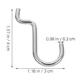 thumbnail image 2 of TEHAUX 12Pcs Heavy Duty Pegboard Hooks for Shop Universal Compatibility Stable Load Bearing, 2 of 8