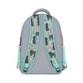 thumbnail image 2 of Bichon Dog Blue Florals Backpack for School,Cute School Bag,Schoolbag with Adjustable Shoulder Straps & Padded Back,15.3"x11"x6.7", 2 of 3