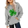 thumbnail image 2 of SXcggal Kids St. Patrick's Day Long Sleeve Pullover Hoodie Leisure Fashionable Handsome Baby Tops, 2 of 3