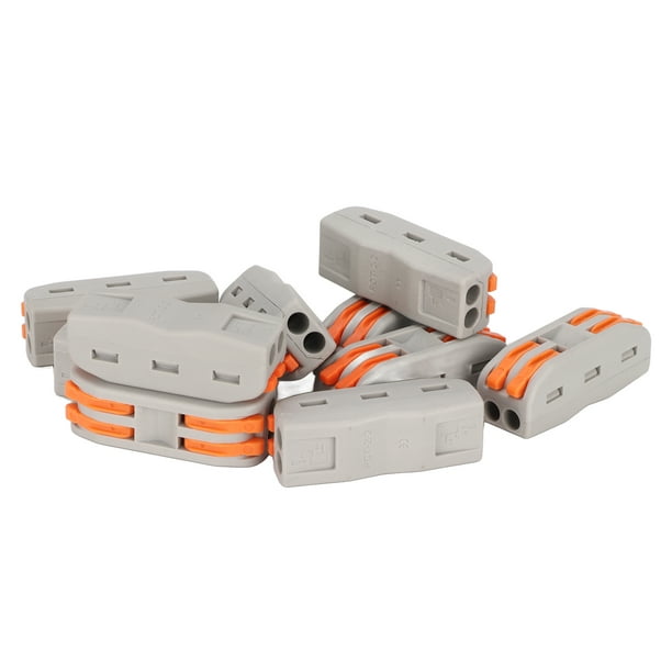 Conector de cable compacto, 25 piezas Conector de cable compacto Conector de cable conductor Conectores de cable de tuerca de palanca Estética elegante