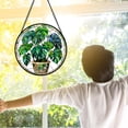 thumbnail image 4 of Stained Glass Window Hanging, Grapes and Wine Suncatcher Diamond Glass Panel Hangings Sun Catchers Decor for Birthday for Women, Men, Wife, Aunt, and Mom, 4 of 6