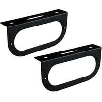RAParts (2) Truck Trailer RV 6" Oval Steel Tail Light Guard Mounting Brackets
