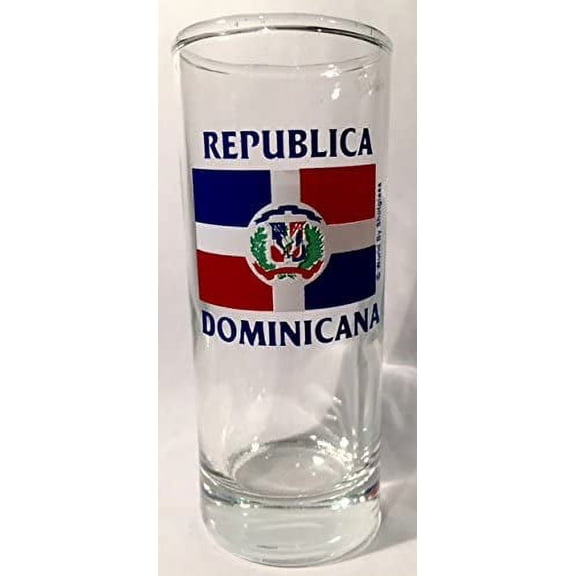 Dominican Republic Flag Shooter Shot Glass