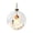 B, variant on Glowing Halloween Decor Ball Hanging Ornament with Warm LED Light for Christmas Tree Window Mantel Spooky Party Decor (10cm/3.94in)