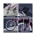 thumbnail image 2 of Bicicleta Vintage Retro Urbana BIKE TECHE BVPK01 Rodada 26 Cambios Shimano 7 Velocidades Rosa, 2 of 5