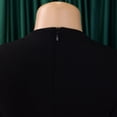 thumbnail image 6 of AURA Plus Size Women 2026 Elegant Color Block Strap Pleated High Waist Midi Dress, 6 of 10