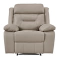 thumbnail image 5 of Lexicon Laconia Leather Reclining Chair in Latte, 5 of 8