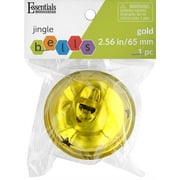 Essentials By Leisure Arts Arts Jingle Bell 2.56" Gold 1pc