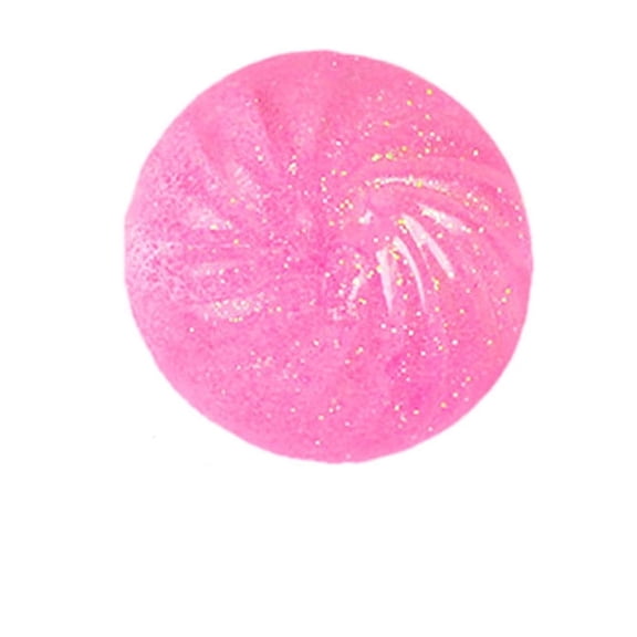 Leutsin Crystal Bun Squeeze Toys, Glitter Transparent Squeeze Stress Balls, Sparkle Fidget Toys Anxiety Relief for All Ages, Assorted Colors Party Favors Gifts