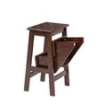 thumbnail image 5 of Boraam Niko 24in. Folding 3-Step Wood Stool - Cappuccino Finish, 5 of 7