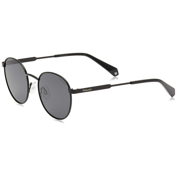 Polaroid Sunglasses PLD 2053S Oval Sunglasses, BlackPolarized gray, 51mm, 20mm