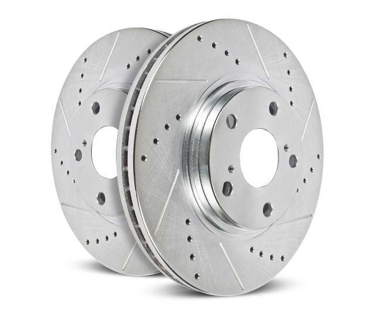 Power Stop AR8358XPR Evolution Drilled & Slotted Rotors -Front