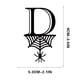 thumbnail image 2 of Decoraciones de Halloween, Adornos de Halloween, Regalos de Halloween, Etiqueta colgante decorativa de 26 letras de Halloween, Etiqueta colgante de araña con colgante, 2 of 4