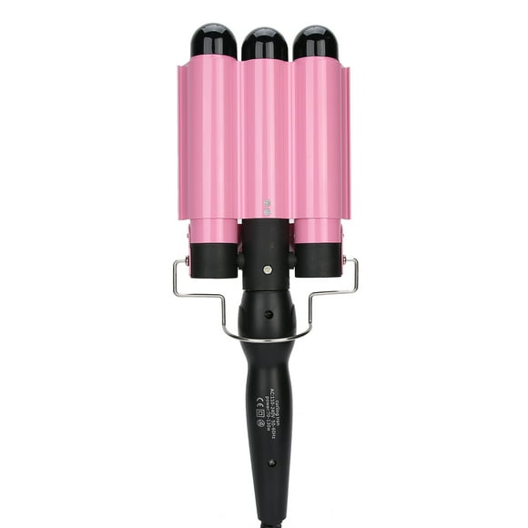 Rizador de Pelo Rizador de Pelo Eléctrico de 3 Barriles para Cabello Húmedo y Seco 110-240V