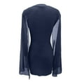 thumbnail image 5 of HXWCHs Elegant Sequin High Neck Short Bodycon Evening Dress for Women formal Party Gown XL Blue, 5 of 5