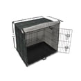 thumbnail image 6 of Tribal Dog Crate Cover, Prehistoric Bohemian Geometric Pattern Quirky Motif on Dark Backdrop, Easy to Use Pet Kennel Cover Small Dogs Puppies Kittens, 7 Sizes, Dark Blue Grey Multicolor, by Ambesonne, 6 of 6