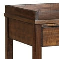 thumbnail image 4 of 2 Drawers and 1 Open Compartment Wooden Printer Stand with Casters Brown, 4 of 6
