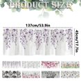 thumbnail image 4 of CoreLiving Watercolor Wisteria Printed Window Valance Light Filtering Short Curtain for Kitchen Bathroom Small Window Home Decoration 1 Panel, 4 of 6