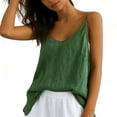 thumbnail image 5 of Womens Tank Tops Summer Casual Sleeveless V Neck Camisole Loose Fit Spaghetti Strap Cami Shirts, 5 of 5