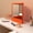 Orange, variant on Non Reversing Mirror, True Mirror Non Reversing, True Mirror Non Reversing Real Me, Slim Design Self Cut Mirror, Makeup Vanity & Beauty Mirror, True Vanity Makeup Mirror-Black||7.08x9.05in