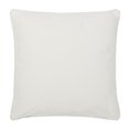 thumbnail image 4 of SAFAVIEH Heart Of Gold 16" x 16" Simple and Casual Pillow, White/Beige, 4 of 4