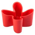 thumbnail image 3 of Storage Box Office Desktop Organizer Plastic Storage Case Sundries Remote Control Phone Plastic Office Desk Organizer Holder Case for Bedroom, Red, 3 of 7