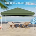 thumbnail image 2 of Studyset 10x10 Heavy Duty Pop Up Canopy- Outdoor Canopy Tent with Portable Bag - 3 Adjustable Height, 4 Weight Bags, 8 Stakes & 4 Guy Ropes Included, 2 of 6