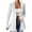 White-1, variant on Blazers for Women Summer Fitted Business Work Jacket Dressy Casual Corduroy Plus Size Lightweight Collarless Office Blazer