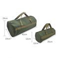 thumbnail image 3 of Bolsa de electricista Bolsa de herramientas portátil Bolsa de almacenamiento de lona Verde Grande Meterk  Grande, 3 of 7