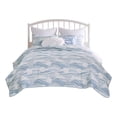 thumbnail image 1 of Juego de colchas Benzara Benjara Doz Queen Tidal Blue, 224 x 173 cm, 1 of 6