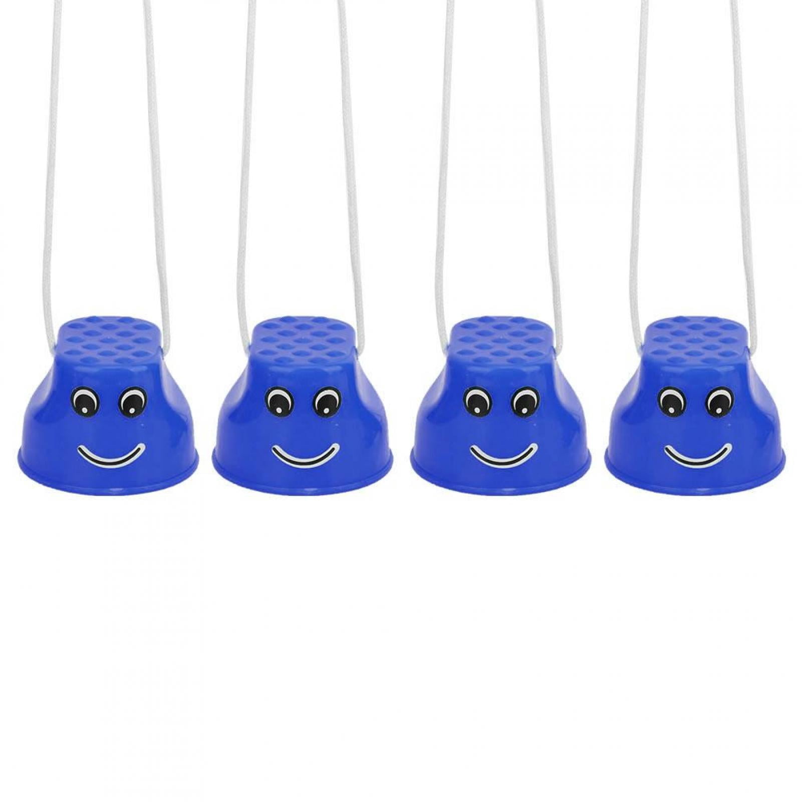 Set De 4 Zancos De Plástico Para Niños – Zancos De Cuerda Para Equilibrio Y Coordinación – Juego De Actividades Al Aire Libre Para Padres E Hijos