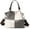 Gray, variant on Canvas Bag for Women Patchwork color collision Vintage Multi-pocket Work Shoulder Crossbody Bags for Womens