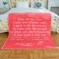 thumbnail image 2 of Gifts for Mom Mother's Day, Personalized Throw Blanket Birthday Gifts to My Mom, Gift for Mom from Daughter Son, Ultra-Soft Micro Flannel Blankets Soft Bedding Sofa, 2 of 5